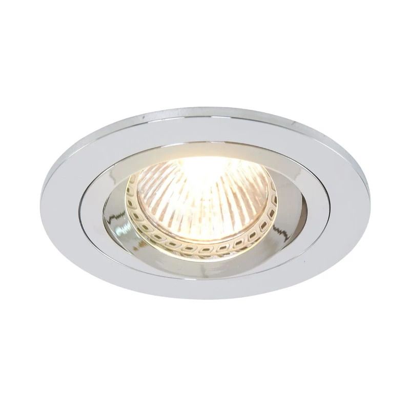 Steinhauer Pelite spot Ø10cm LED Inbouwspot | 1x GU10 40W | Dimbaar | Chroom