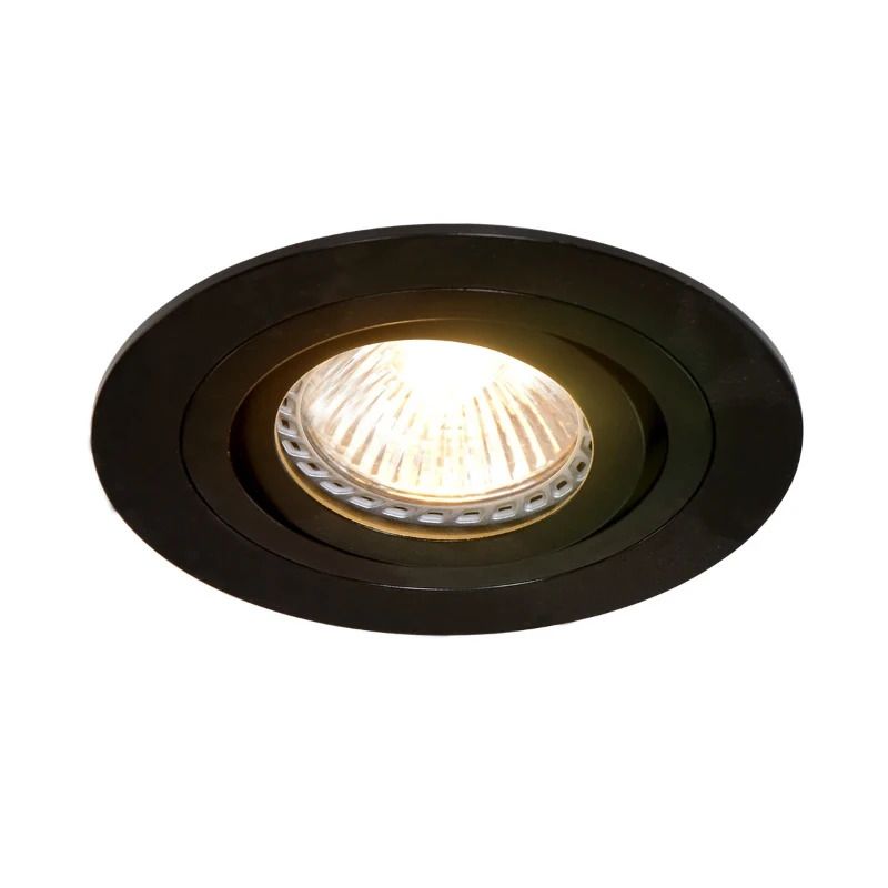 Steinhauer Pelite spot Ø10cm LED Inbouwspot | 1x GU10 10W | Dimbaar | Zwart