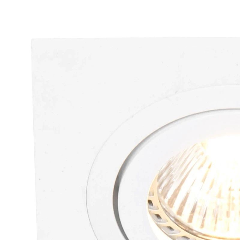 Steinhauer Pelite spot LED Inbouwspot | 1x GU10 10W | Dimbaar | Wit