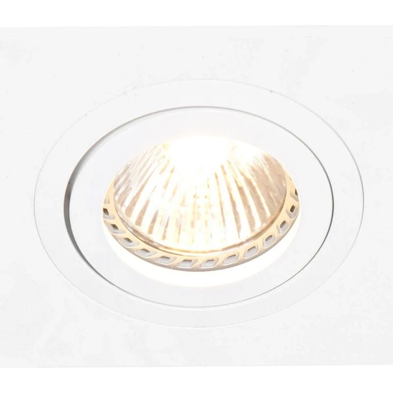 Steinhauer Pelite spot LED Inbouwspot | 1x GU10 10W | Dimbaar | Wit
