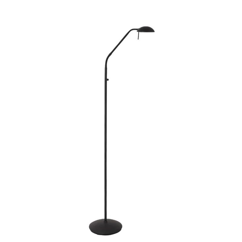Mexlite Biron LED Vloerlamp | 8W 2700K 650lm 827 | Dimbaar | Wit/Zwart