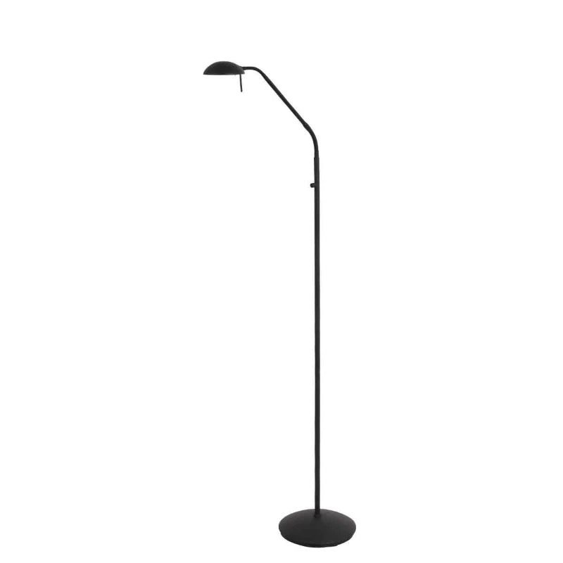 Mexlite Biron LED Vloerlamp | 8W 2700K 650lm 827 | Dimbaar | Wit/Zwart