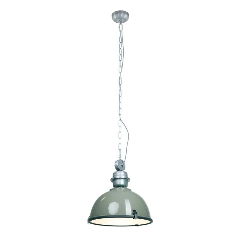 Steinhauer Bikkel LED Hanglamp | 1x E27 40W | Dimbaar | Groen