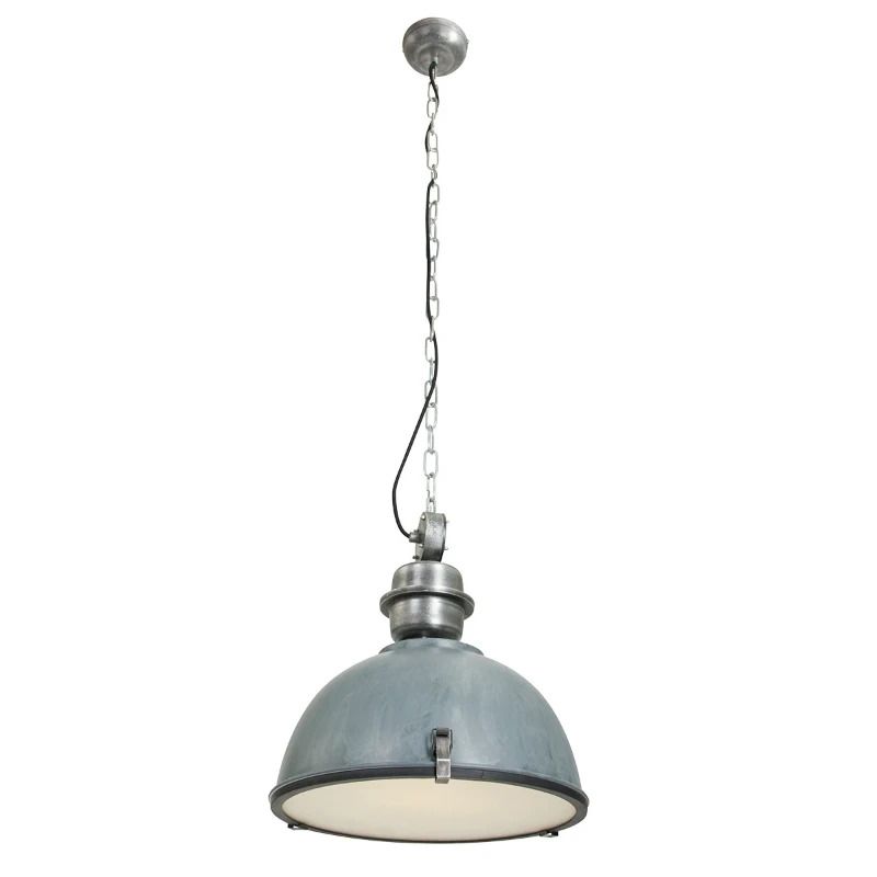 Steinhauer Bikkel LED Hanglamp | 1x E27 40W | Dimbaar | Grijs