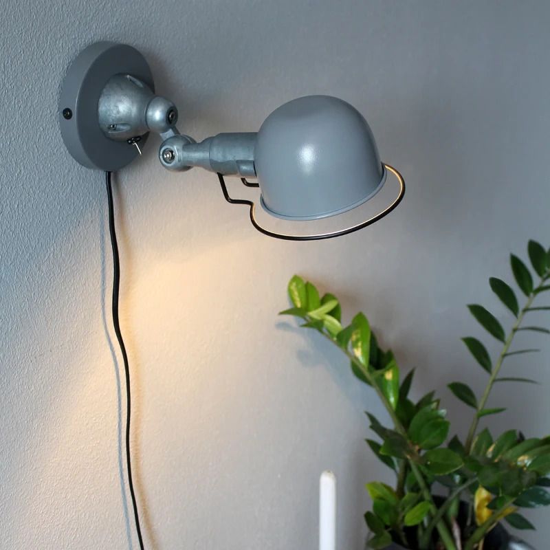 Mexlite Davin LED Wandlamp | 1x E14 40W | Dimbaar | Aluminium/Groen