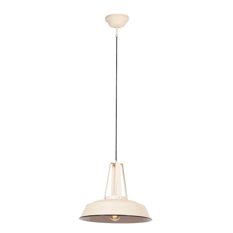Mexlite Eden LED Hanglamp | 1x E27 40W | Dimbaar | Creme