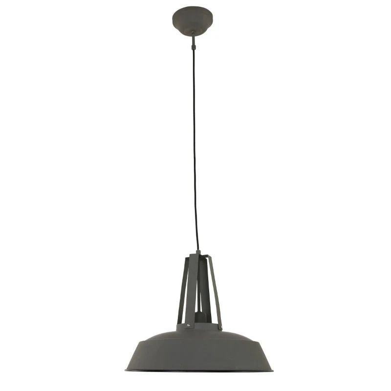 Mexlite Eden LED Hanglamp | 1x E27 40W | Dimbaar | Grijs/Wit