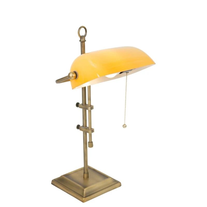 Steinhauer Ancilla LED Tafellamp | 1x E27 40W | Dimbaar | Brons/Geel