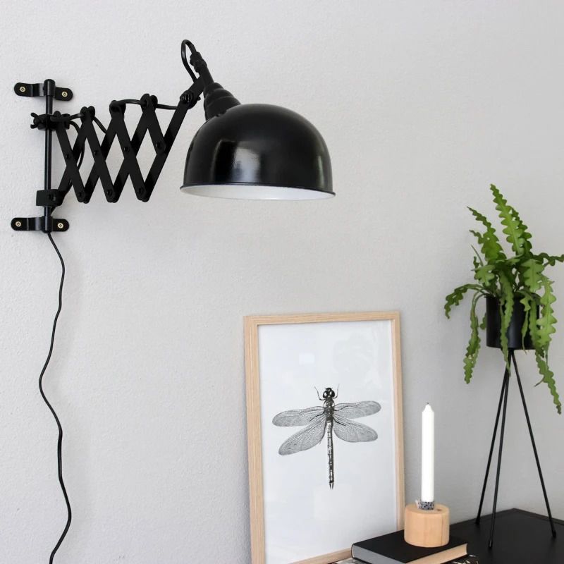 Steinhauer Yorkshire LED Wandlamp | 1x E27 40W | Dimbaar | Zwart