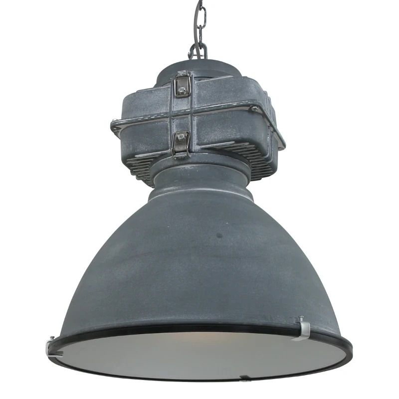 Mexlite Densi LED Hanglamp | 1x E27 40W | Dimbaar | Grijs/Wit