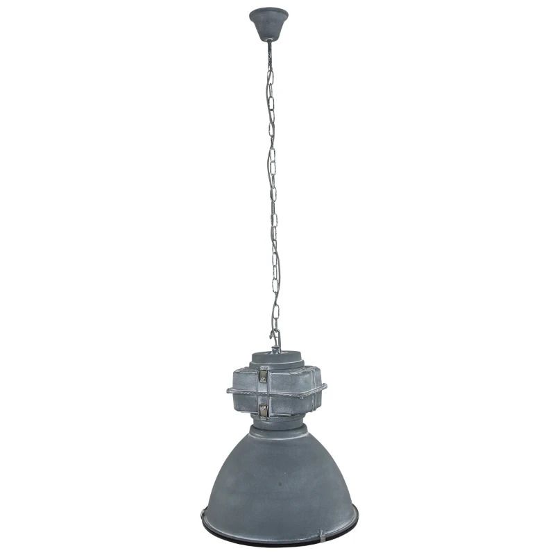 Mexlite Densi LED Hanglamp | 1x E27 40W | Dimbaar | Grijs/Wit