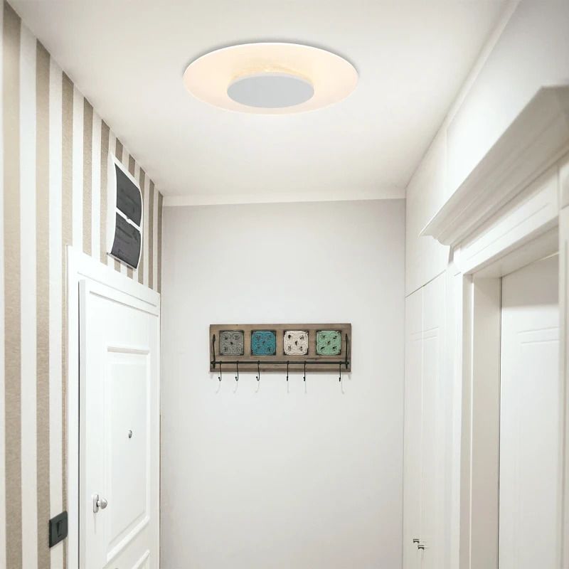 Steinhauer Lido LED Plafondlamp | 24W 2700K 2200lm 827 | Dimbaar | Wit