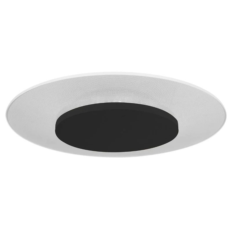 Steinhauer Lido LED Plafondlamp | 24W 2700K 2200lm 827 | Dimbaar | Wit/Zwart