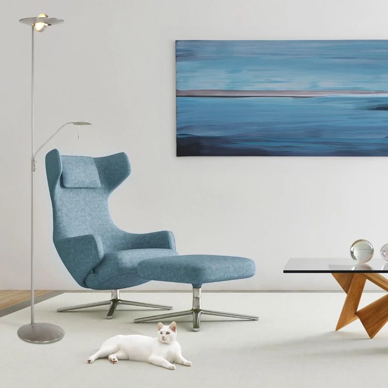 Steinhauer Zodiac LED Vloerlamp | 37W 2700K 3700lm 927 | Dimbaar | Staal