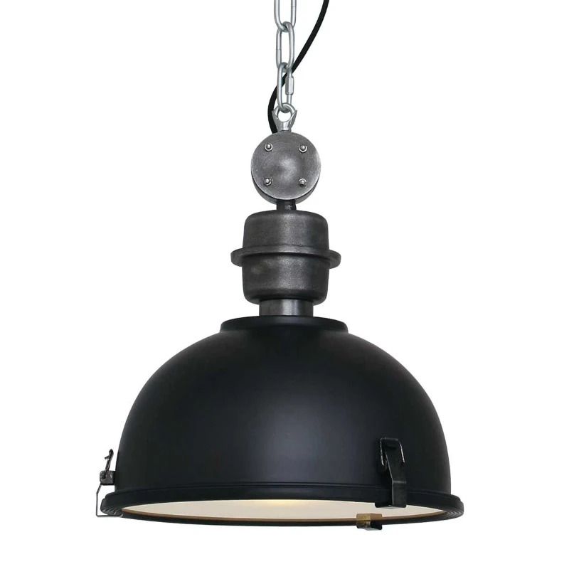 Steinhauer Bikkel LED Hanglamp | 1x E27 40W | Dimbaar | Staal/Zwart