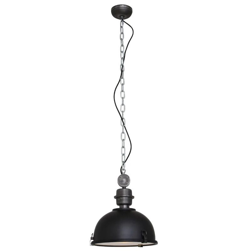 Steinhauer Bikkel LED Hanglamp | 1x E27 40W | Dimbaar | Staal/Zwart