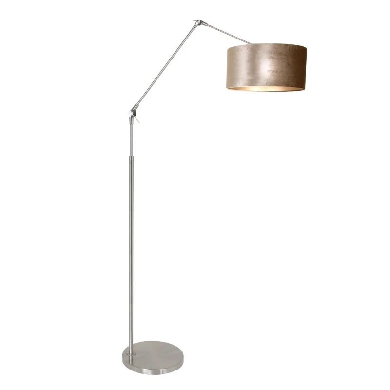 Steinhauer Prestige Chic LED Vloerlamp | 1x E27 40W | Dimbaar | Staal/Zilver