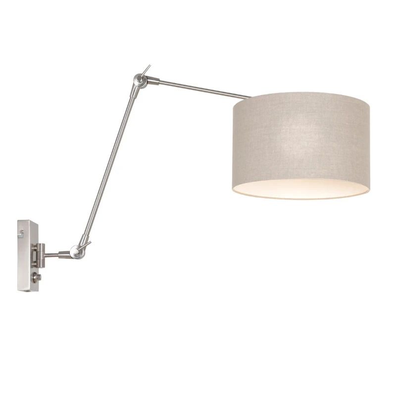 Steinhauer Prestige Chic LED Wandlamp | 1x E27 40W | Dimbaar