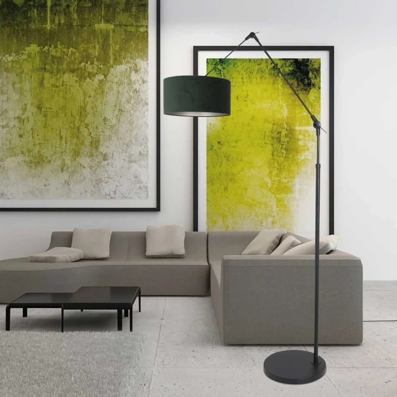 Steinhauer Prestige Chic LED Vloerlamp | 1x E27 40W | Dimbaar | Groen/Zwart