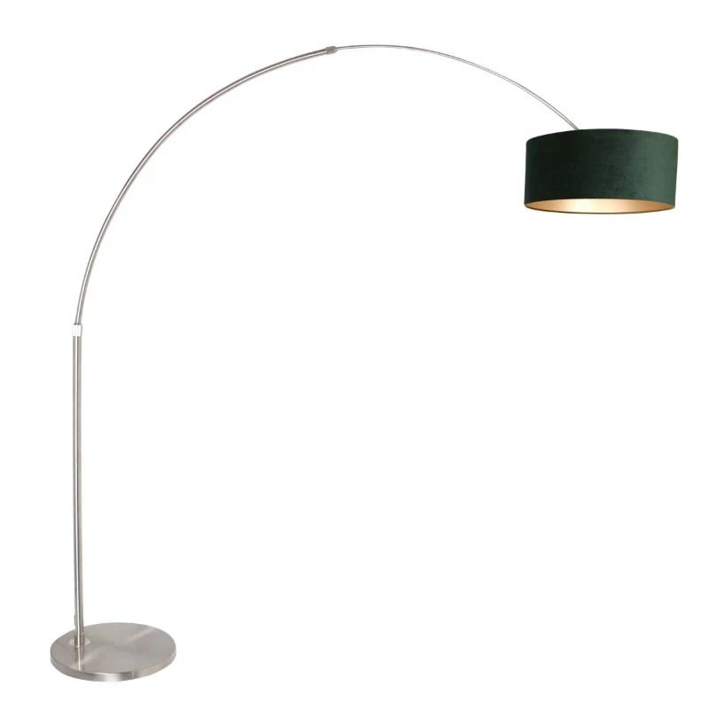 Steinhauer Sparkled Light LED Vloerlamp | 1x E27 40W | Dimbaar | Groen/Staal