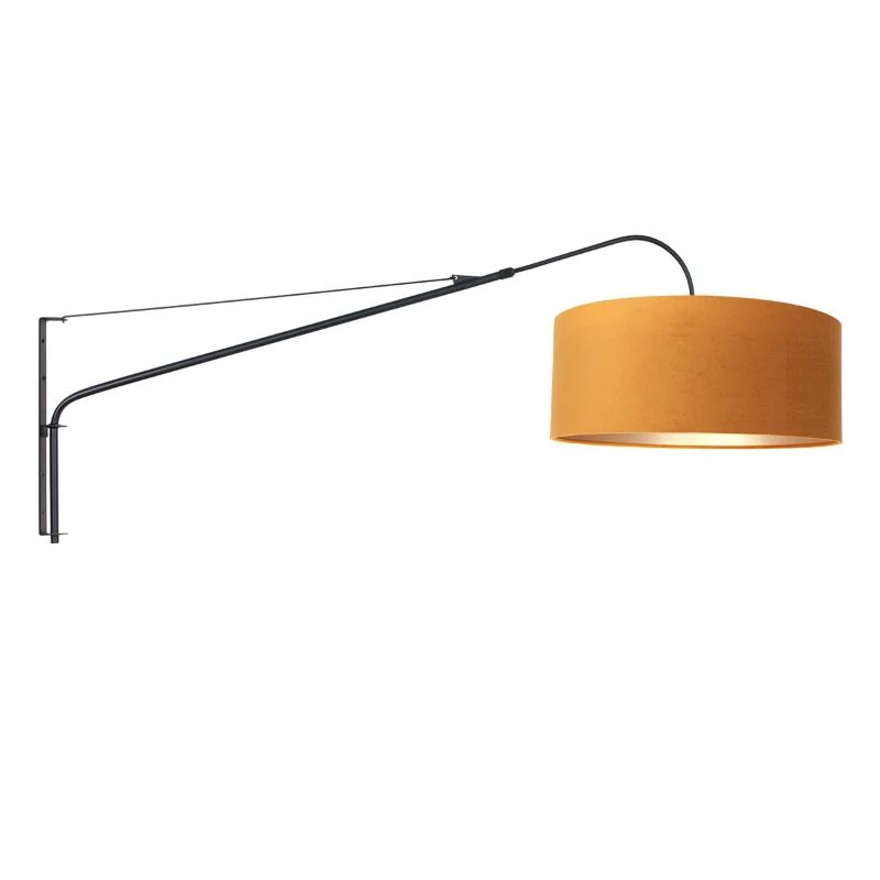 Steinhauer Elegant Classy LED Wandlamp | 1x E27 40W | Dimbaar | Zilver/Zwart