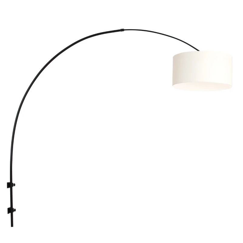 Steinhauer Sparkled Light LED Wandlamp | 1x E27 40W | Dimbaar | Wit/Zwart