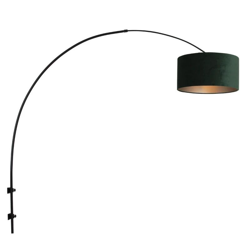Steinhauer Sparkled Light LED Wandlamp | 1x E27 40W | Dimbaar | Groen/Zwart