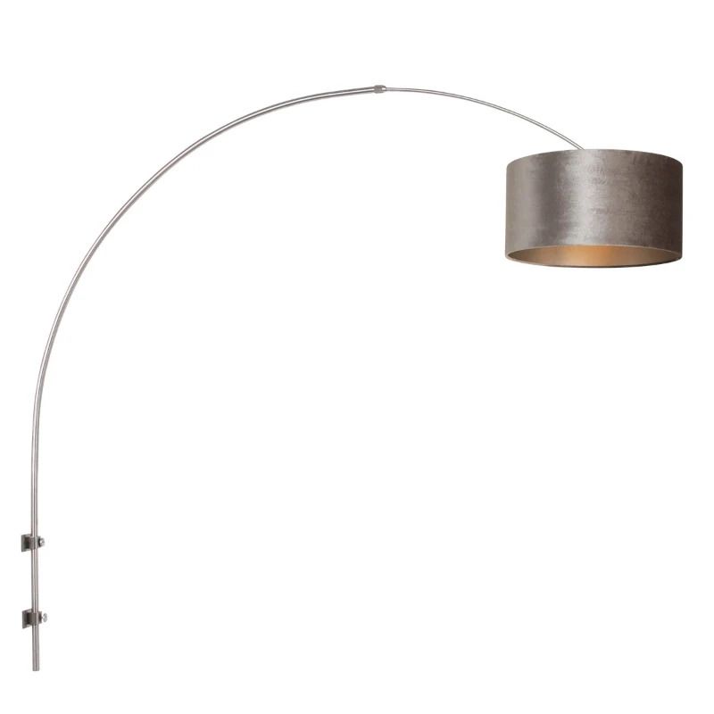 Steinhauer Sparkled Light LED Wandlamp | 1x E27 40W | Dimbaar | Staal/Zilver