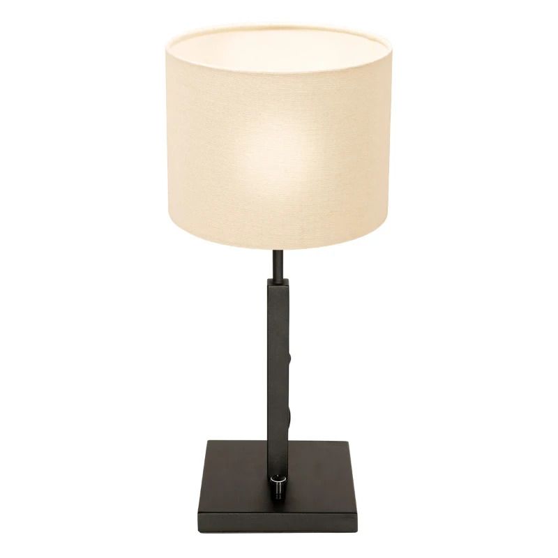 Steinhauer Stang LED Tafellamp | 1x E27 40W | Dimbaar | Wit/Zwart