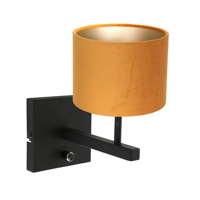 Steinhauer Stang LED Wandlamp | 1x E27 40W | Dimbaar | Goud/Zwart