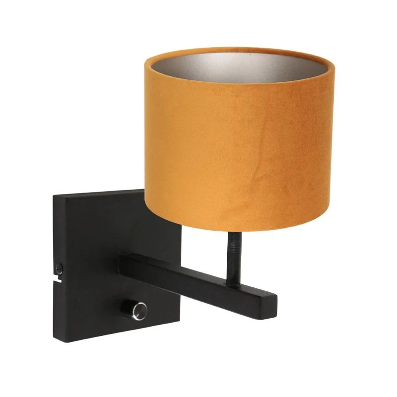 Steinhauer Stang LED Wandlamp | 1x E27 40W | Dimbaar | Goud/Zwart