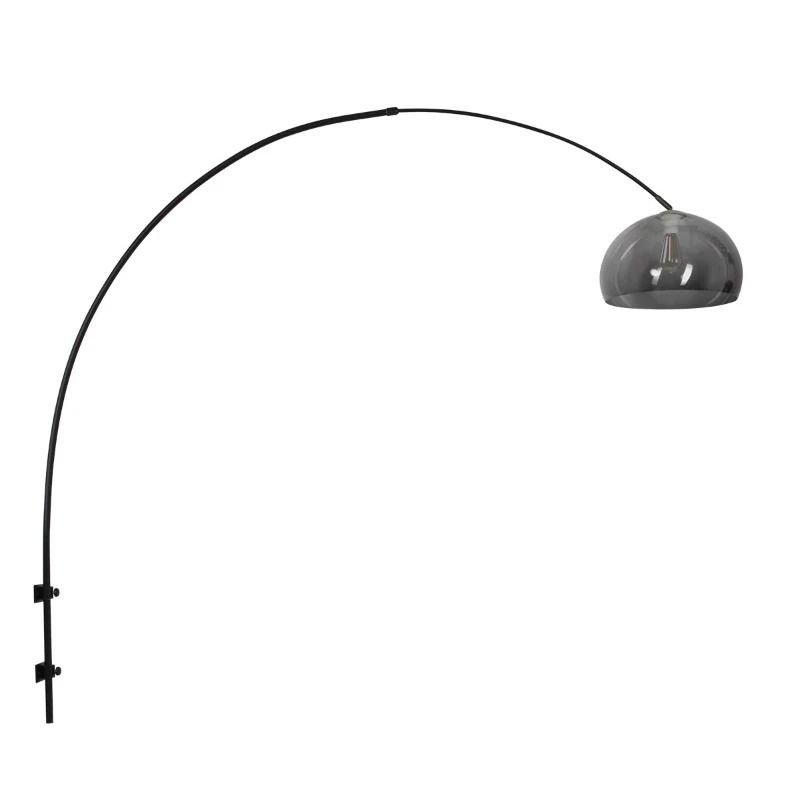 Steinhauer Sparkled Light LED Wandlamp | 1x E27 40W | Dimbaar | Smoke glas