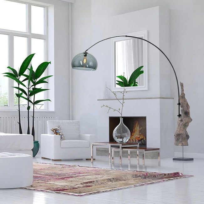 Steinhauer Sparkled Light LED Wandlamp | 1x E27 40W | Dimbaar | Smoke glas