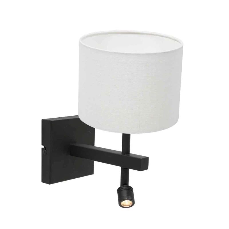 Steinhauer Stang LED Wandlamp | 2x E27 1W 2900K 100lm 929 | Dimbaar | Wit/Zwart