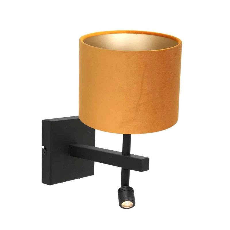 Steinhauer Stang LED Wandlamp | 2x E27 1W 2900K 100lm 929 | Dimbaar | Goud/Zwart