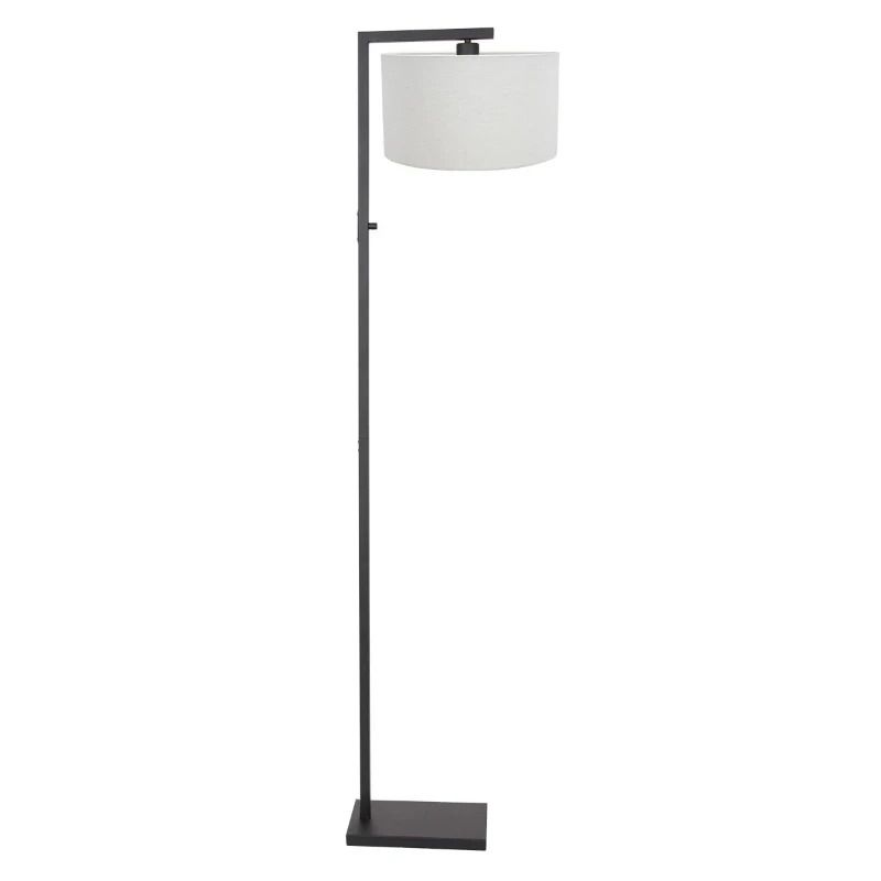 Steinhauer Stang LED Vloerlamp | 1x E27 40W | Dimbaar | Wit/Zwart