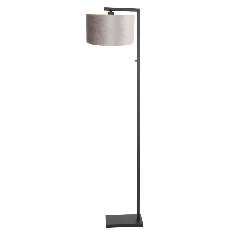 Steinhauer Stang LED Vloerlamp | 1x E27 40W | Dimbaar | Zilver/Zwart