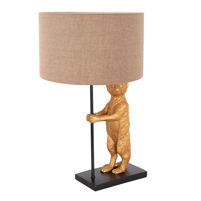 Anne Light Animaux LED Tafellamp | 1x E27 40W | Dimbaar | Goud/Grijs/Zwart