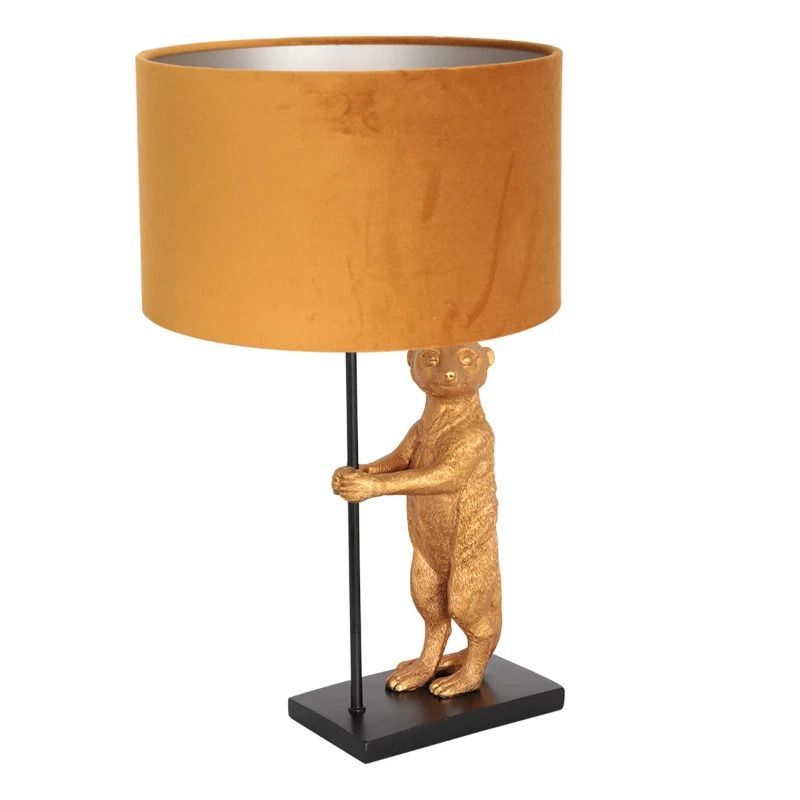 Anne Light Animaux LED Tafellamp | 1x E27 40W | Dimbaar | Goud/Zwart