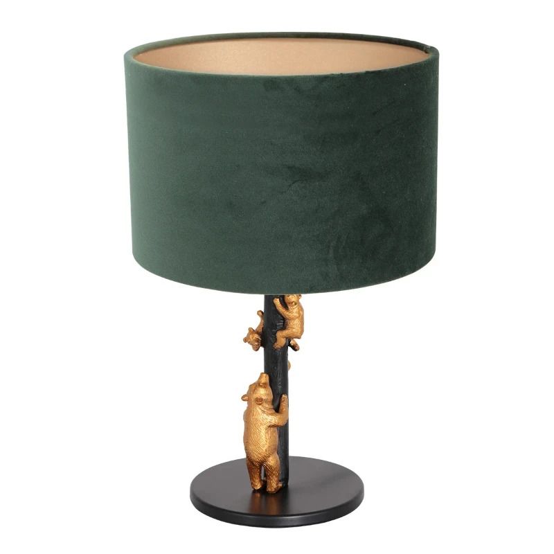 Anne Light Animaux LED Tafellamp | 1x E27 40W | Dimbaar | Groen/Zwart