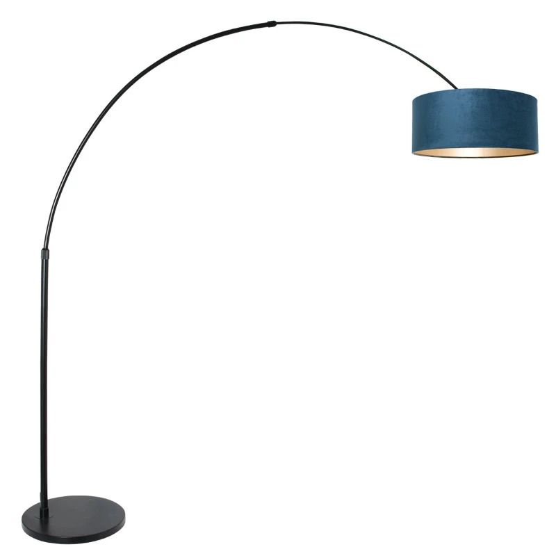 Steinhauer Sparkled Light LED Vloerlamp | 1x E27 40W | Dimbaar | Blauw/Zwart