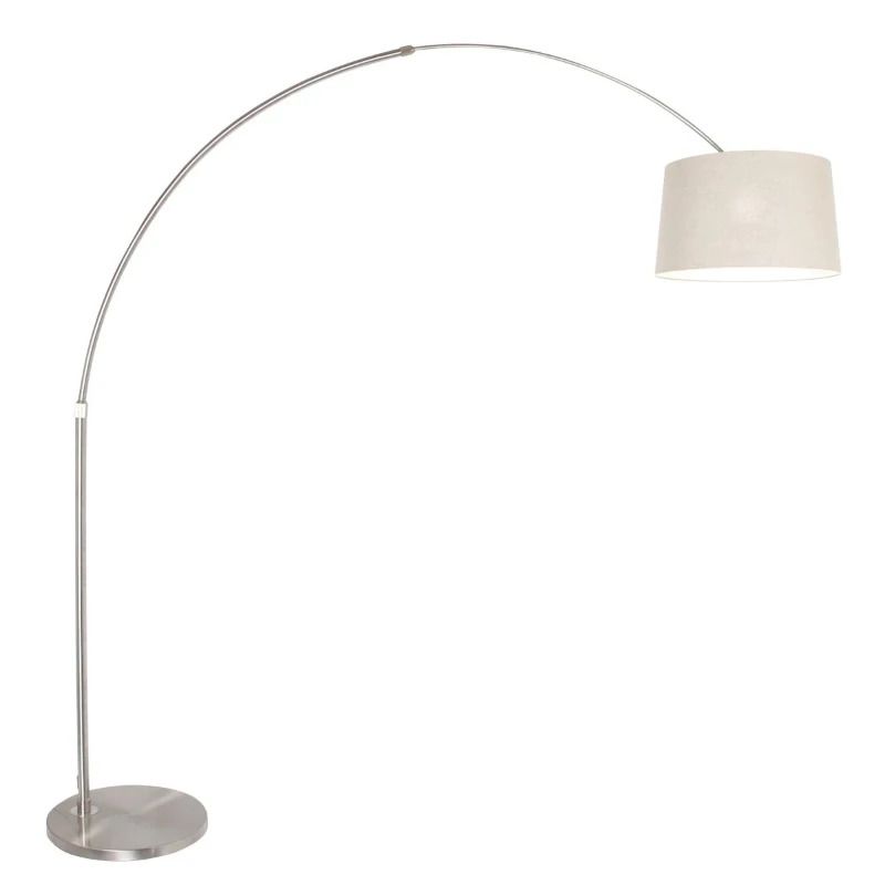 Steinhauer Sparkled Light LED Vloerlamp | 1x E27 40W | Dimbaar | Grijs/Staal