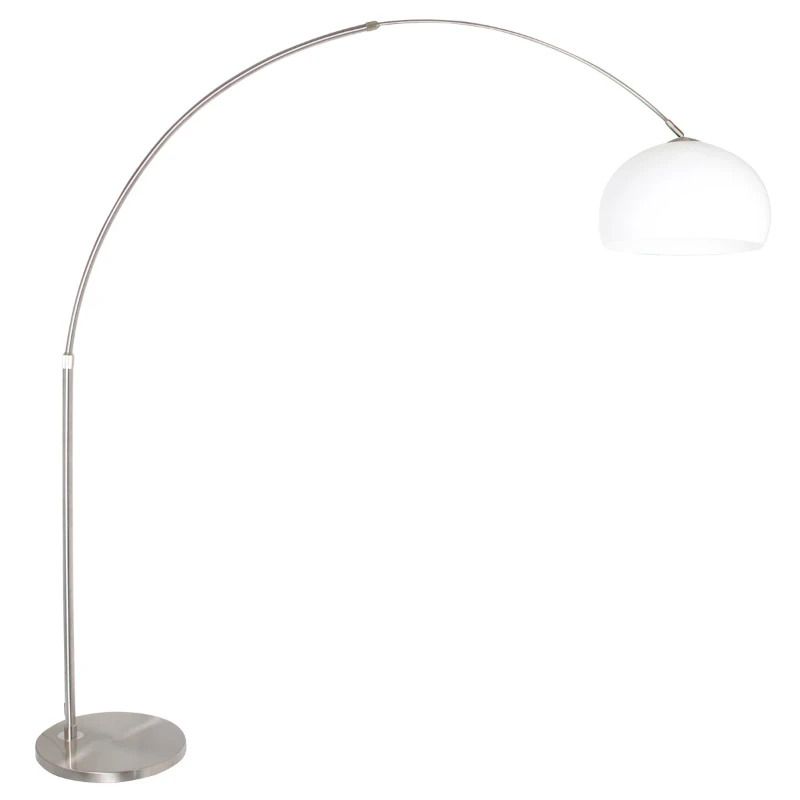Steinhauer Sparkled Light LED Vloerlamp | 1x E27 40W | Dimbaar | Staal/Wit