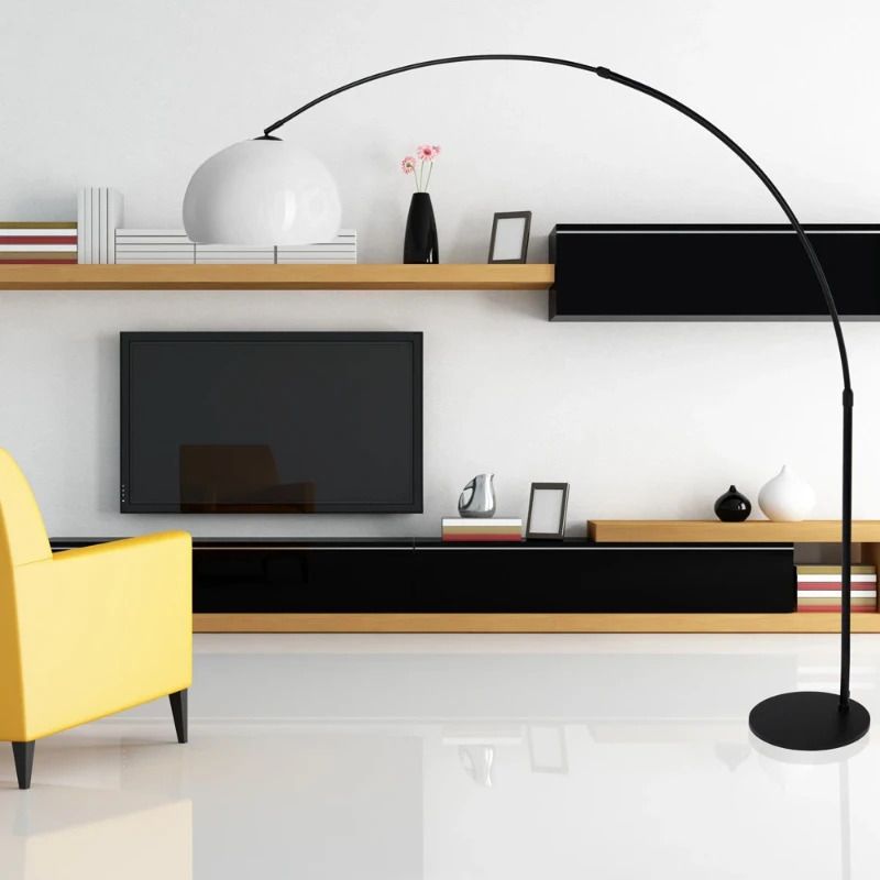 Steinhauer Sparkled Light LED Vloerlamp | 1x E27 40W | Dimbaar | Zwart