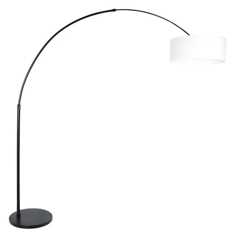 Steinhauer Sparkled Light LED Vloerlamp | 1x E27 40W | Dimbaar | Wit/Zwart