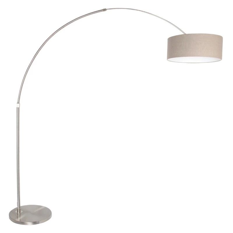 Steinhauer Sparkled Light LED Vloerlamp | 1x E27 40W | Dimbaar | Grijs/Staal