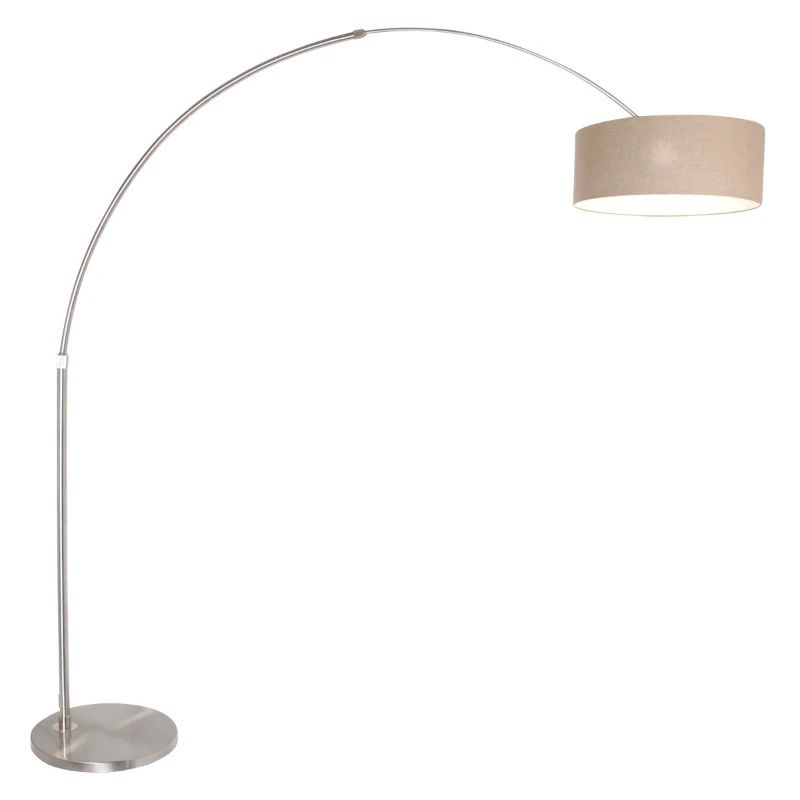 Steinhauer Sparkled Light LED Vloerlamp | 1x E27 40W | Dimbaar | Grijs/Staal