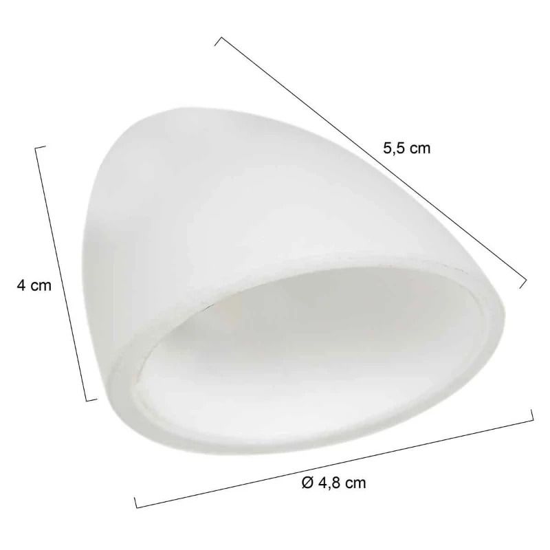 Steinhauer Onderdeel | Handgemaakt Glas Opal Mat 4.5Cm Schuin