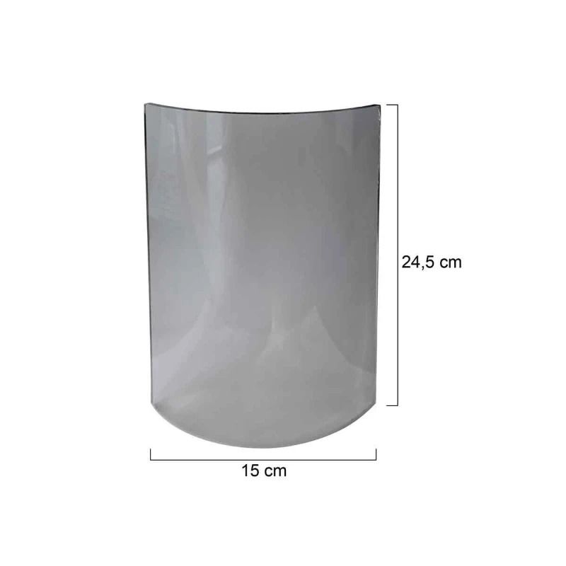 Steinhauer Onderdeel | Glas – Transparant Gebogen Glas 240×154 Mm