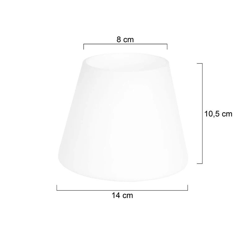 Steinhauer Onderdeel | Witte Glaskelk Ø14 Cm